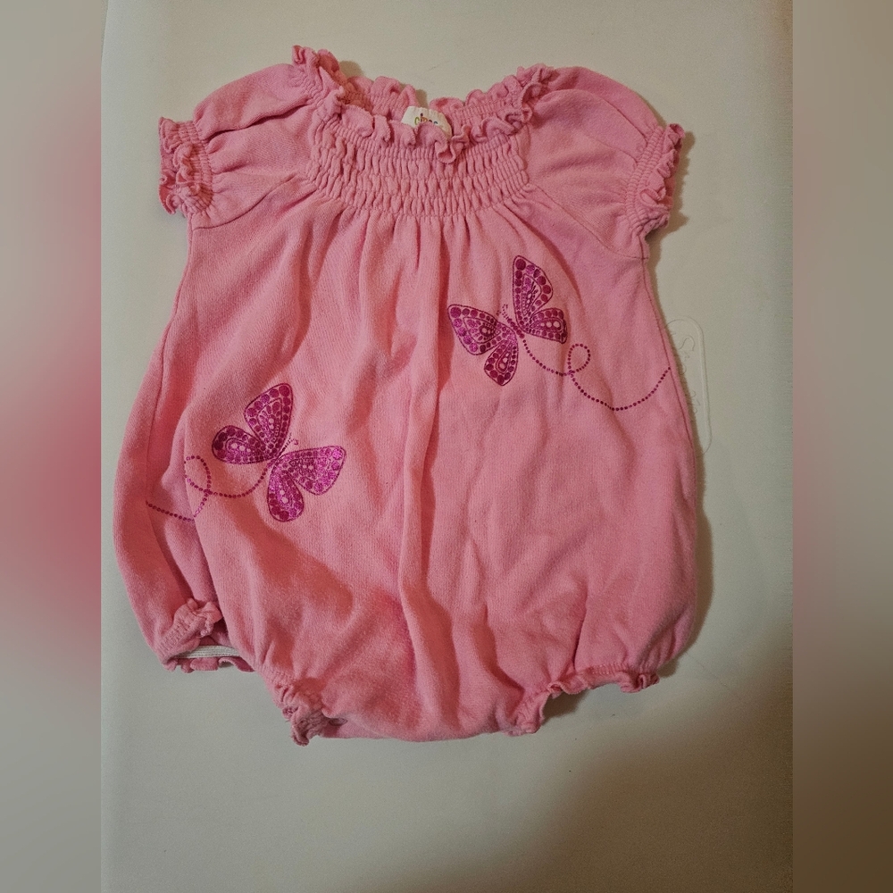 Circo Pink Butterflies Baby Outfit